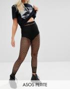 Asos Petite Fishnet Leggings - Black