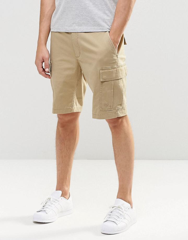 Element Cargo Shorts In Khaki - Desert Khaki
