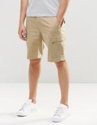 Element Cargo Shorts In Khaki - Desert Khaki