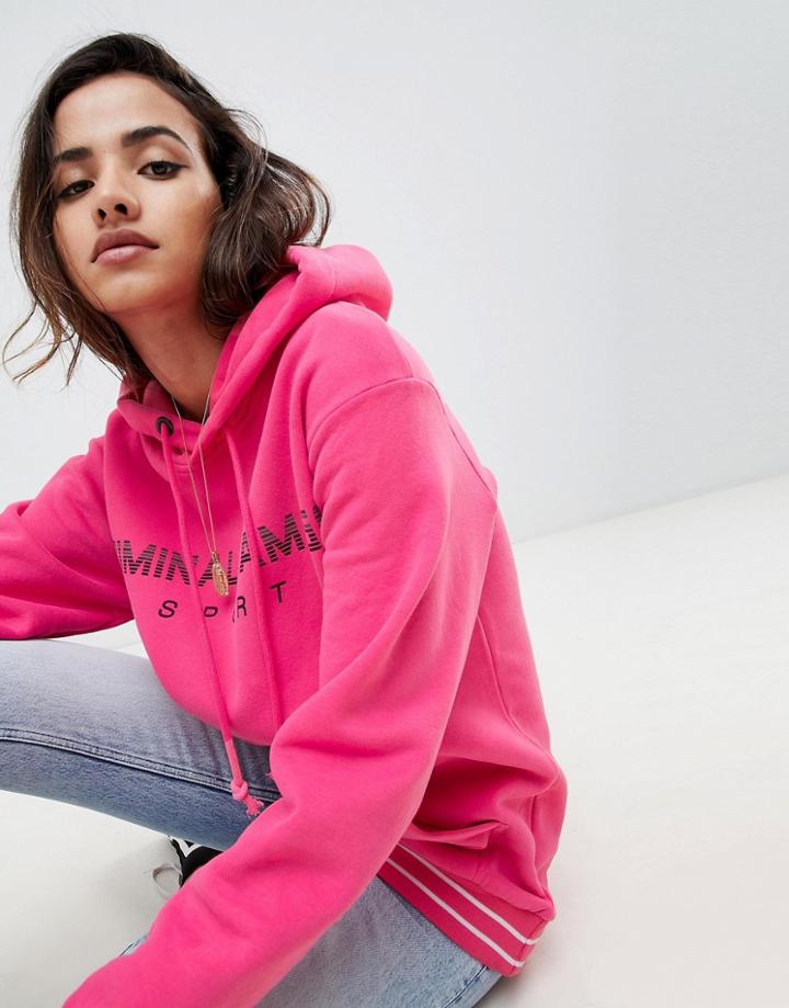 Criminal Damage Sport Hoodie - Pink