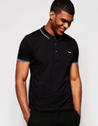 Dkny Polo Shirt Embroidered Chest Logo - Navy