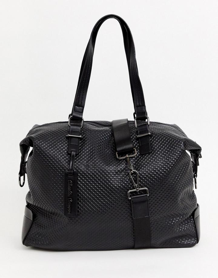Claudia Canova High Shine Carryall - Black