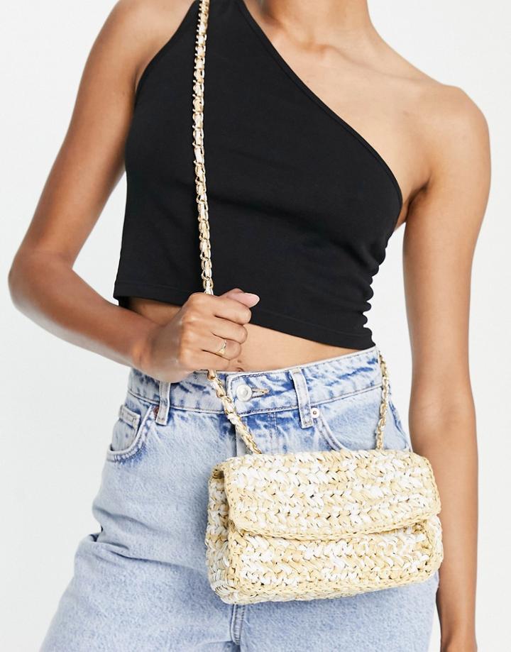 Becksondergaard Woven Shoulder Bag In Yellow