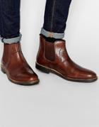Red Tape Leather Chelsea Boots - Brown