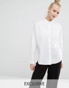 Monki Exclusive Shirt - White