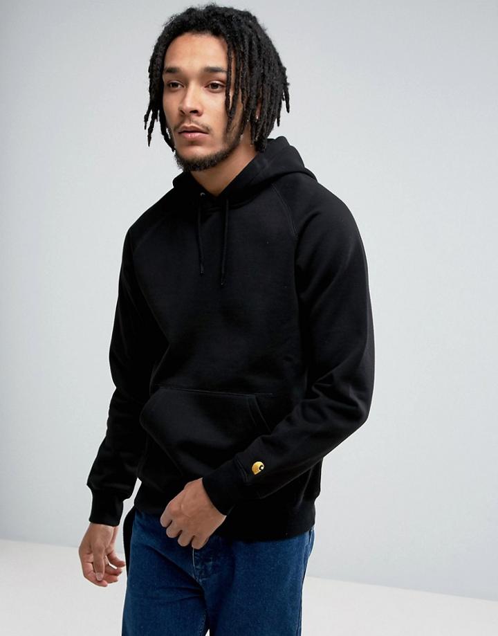Carhartt Wip Chase Regular Fit Hoodie - Black
