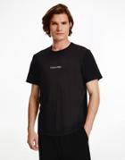 Calvin Klein Logo Loungewear T-shirt In Black