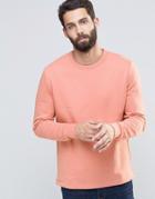 Asos Sweatshirt With Fixed Hem In Pink - Ballet