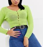 My Accessories London Exclusive Gold Circle Link Black Waist And Hip Jeans Belt