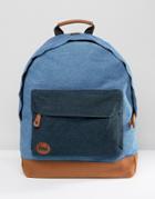 Mi-pac Denim Patch Backpack - Blue