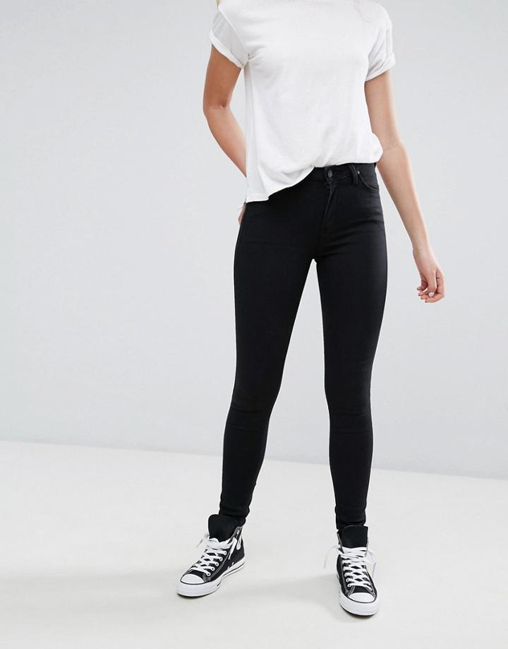 Lee Scarlett High Waisted Skinny Jean - Black