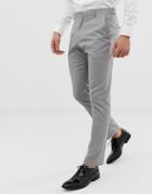 Selected Homme Slim Suit Pants In Gray