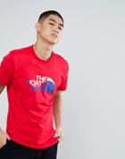 The North Face International Limited Capsule Logo T-shirt In Red - Red