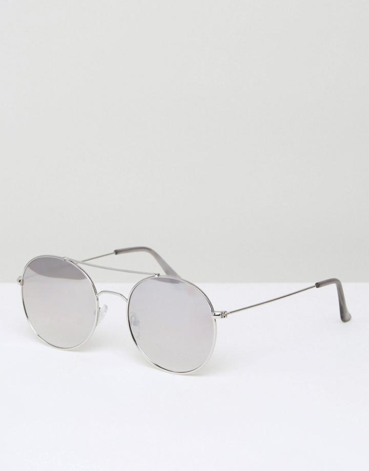 New Look Metal Raviator Sunglasses - Gold