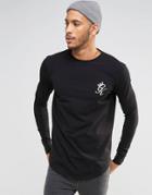 Gym King Noir Long Sleeve T-shirt - Black