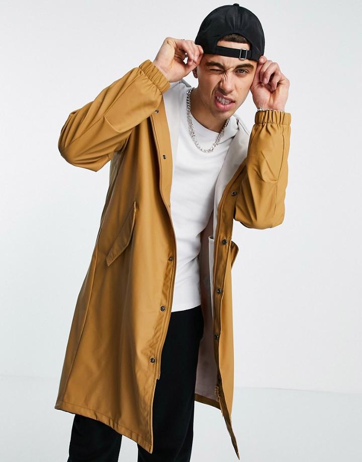 Rains Fishtail Parka In Tan-brown