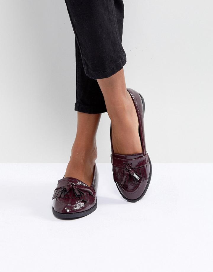 Asos Minkie Flat Shoes - Red