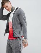 Ringspun Zip Through Hooded Jacket - Gray
