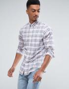 Abercrombie & Fitch Overhead Shirt Madras Check In Light Pink Check - Pink