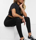 Asos Design Petite Leggings In Black
