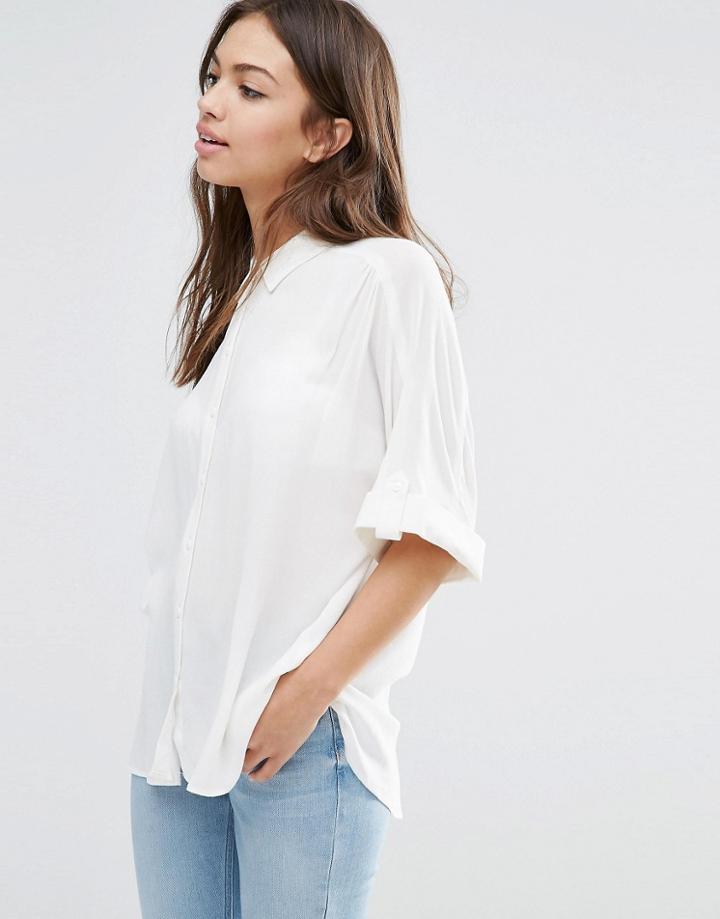 Jdy 3/4 Sleeve Shirt - Cloud Dancer