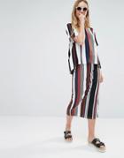Monki Stripe Midi Tube Skirt - Multi