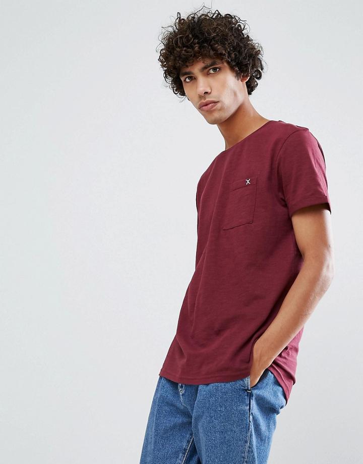 Clean Cut Copenhagen Premium Slub Pocket T-shirt - Red