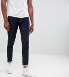 Nudie Jeans Tight Long John Skinny Jeans Twill Rinsed Wash - Blue