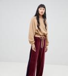Weekday Two-piece Color Block Velvet Sweatpants - Multi