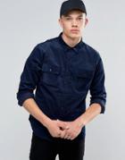 Another Influence Cord Shirt - Navy