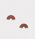 Monki Rainbow Stud Earrings - Multi