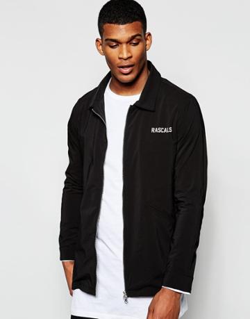 Rascals Jacket With Logo - Black