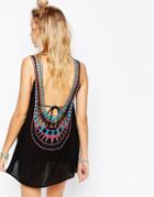 Surf Gypsy Open Patch Back Beach Tank - Multi