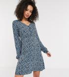 Vero Moda Tall Tea Dress In Micro Floral-multi