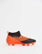 Puma Soccer Future 2.2 Netfit Firm Ground Boots In Orange 104830-02 - Black