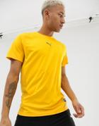 Puma Vent Graphic T-shirt In Yellow - Yellow