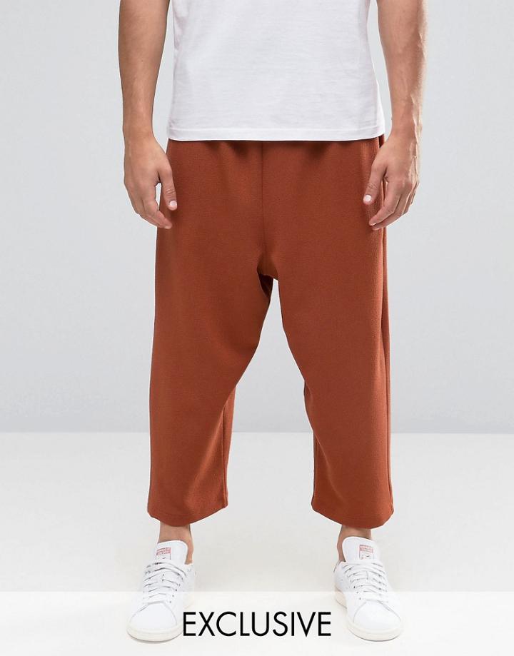 Reclaimed Vintage Relaxed Culottes - Orange