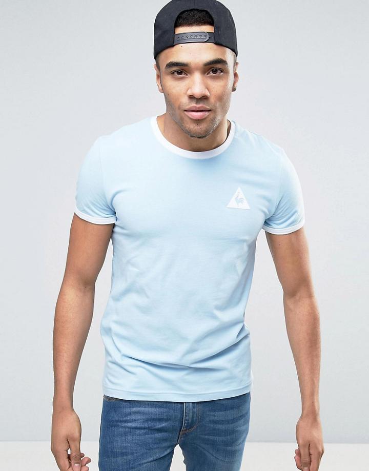 Le Coq Sportif Ringer T-shirt In Blue Exclusive To Asos 1611260 - Blue