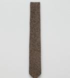 Heart & Dagger Tie In Tweed - Brown