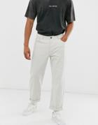 Brooklyn Supply Co Wide Skate Fit Pants In Stone
