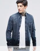 Brooklyn Supply Co Dip Dye Indigo Shirt - Navy