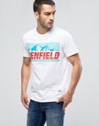 Penfield Sportswear Logo T-shirt Regular Fit In White - White