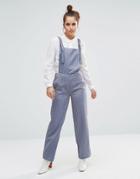 Sister Jane Daddy Long Legs Jumpsuit - Gray