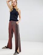 Maison Scotch Glitter Side Stripe Disco Pants