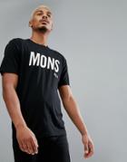 Mons Royale Icon Baselayer T-shirt In Merino - Black