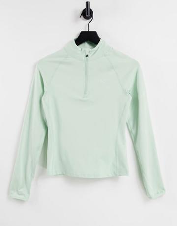 Pink Soda Vista 1/4 Zip Top In Mint-green