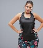 Only Play Plus Quick Dry Tropical Print Tank - Multi