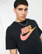 Nike Hbr Ombre Logo T-shirt In Black