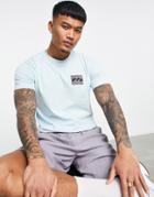 Billabong Crayon Wave T-shirt In Light Blue