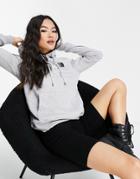The North Face Nse Box Back Print Hoodie In Light Gray-grey